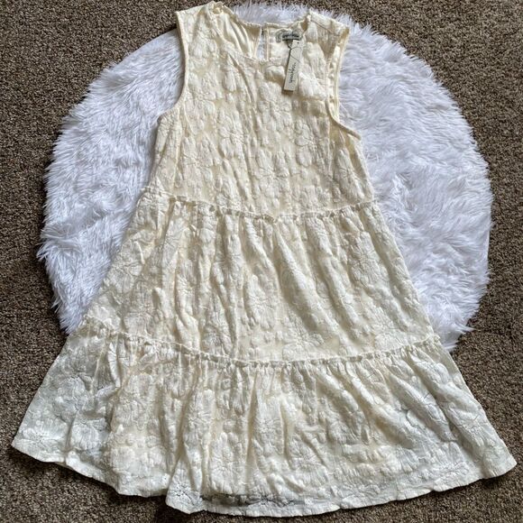 Speechless Cream Lace Lined Dress New Girls Size Large - Picture 1 of 10